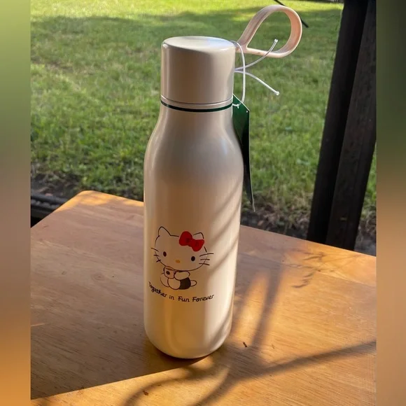 Starbucks Cream Hello Kitty Thermos - Picture 1 of 3